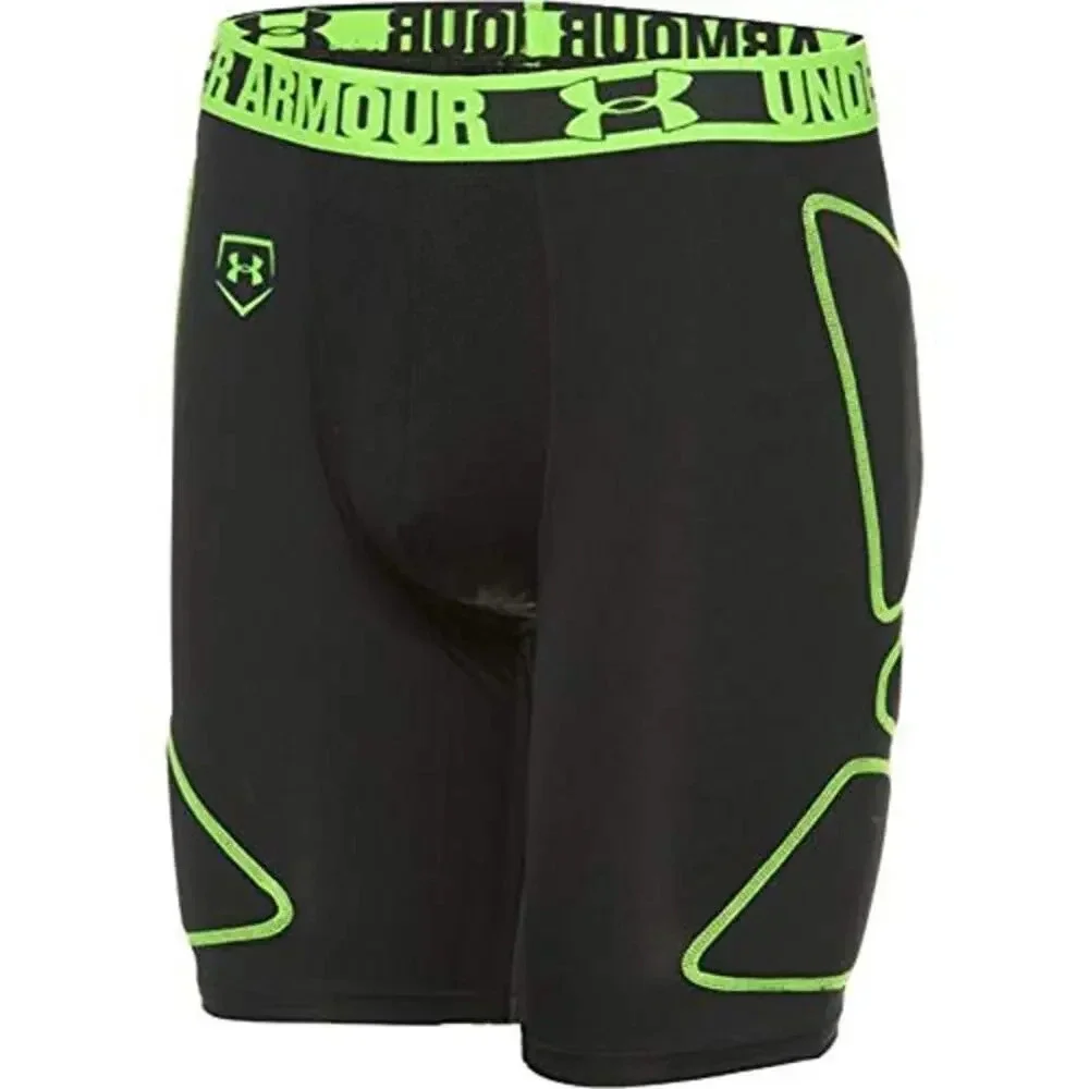 Under Armour Youth Large Boys Heatgear Padded Spandex‎ Football Shorts